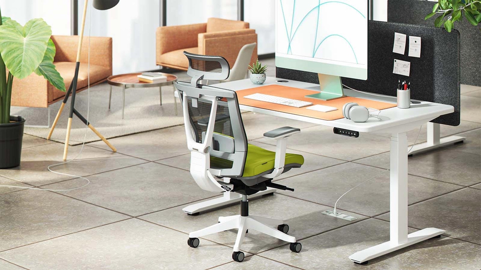 Green Ergonomic Office Chair Autonomous ErgoChair Pro