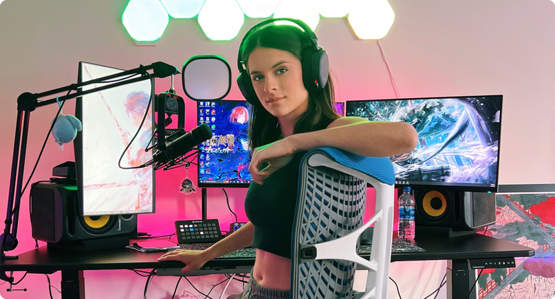 Standing Gaming Desk | Best Height Adjustable Gaming Desk for PC