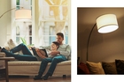 Image aout Logen Led Floor Lamp by Brightech Brass 9