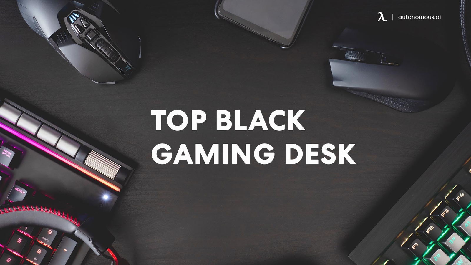 Top 25 Black Gaming Desks for PC & Console Gaming