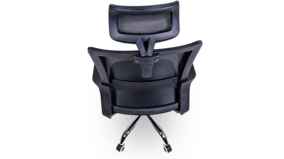 Ergonomic Mesh Mid Back Office Chair with Lumbar Support - Black – US Office  Elements