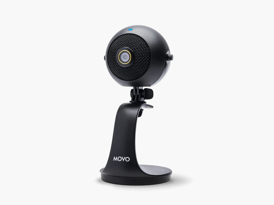 Movo WebMic HD - USB Condenser Microphone with HD Webcam