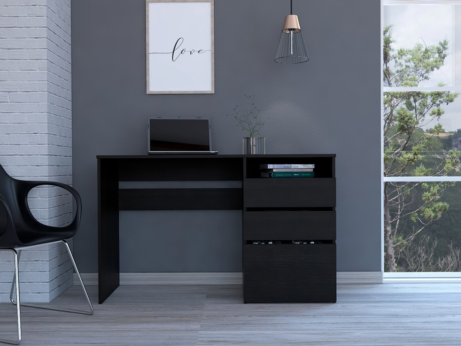 FM FURNITURE Louisiana computer Desk: with three drawers