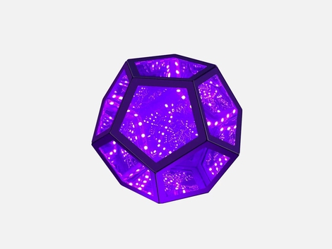 Lamp Depot Infinity Dodecahedron Table Lamp: Remote Control