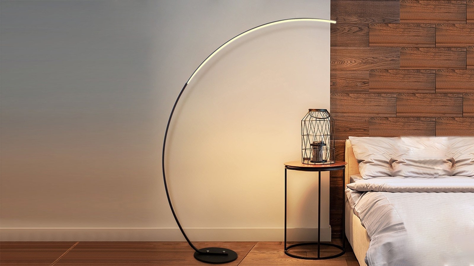 Lamp Depot RGBW Modern Curve Lamp: Mood Lighting - Autonomous.ai
