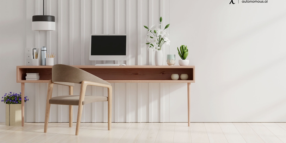 Stunning & Simple Office Desk Design for Minimalism