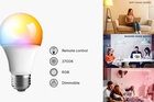 Smart Wi-Fi A19 LED Light Bulb with Color Changing & Dimmable - 4 PACK - Smart Wi-Fi A19 LED Light Bulb with Color Changing & Dimmable - 4 PACK