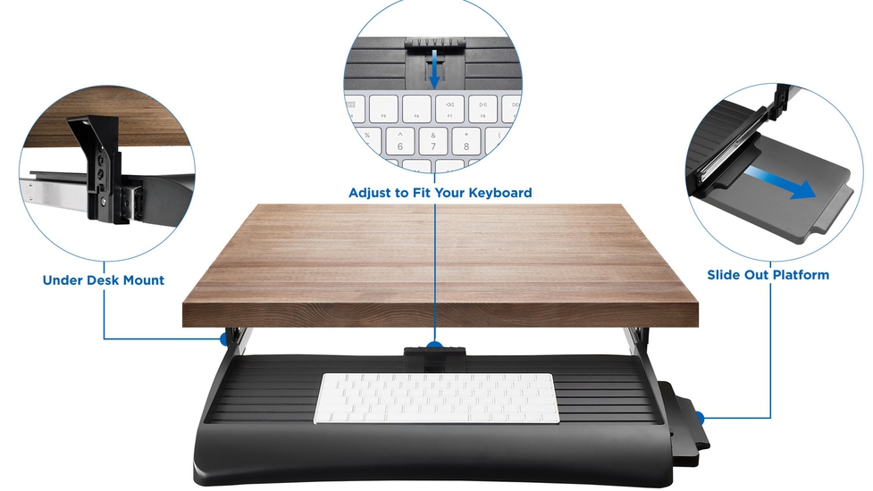 Mount-It! Under Desk Pull-Out Drawer Kit