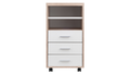 Skyline Décor Kenner Open Shelf Cabinet, 3-Drawer: Storage Cabinet - Autonomous.ai