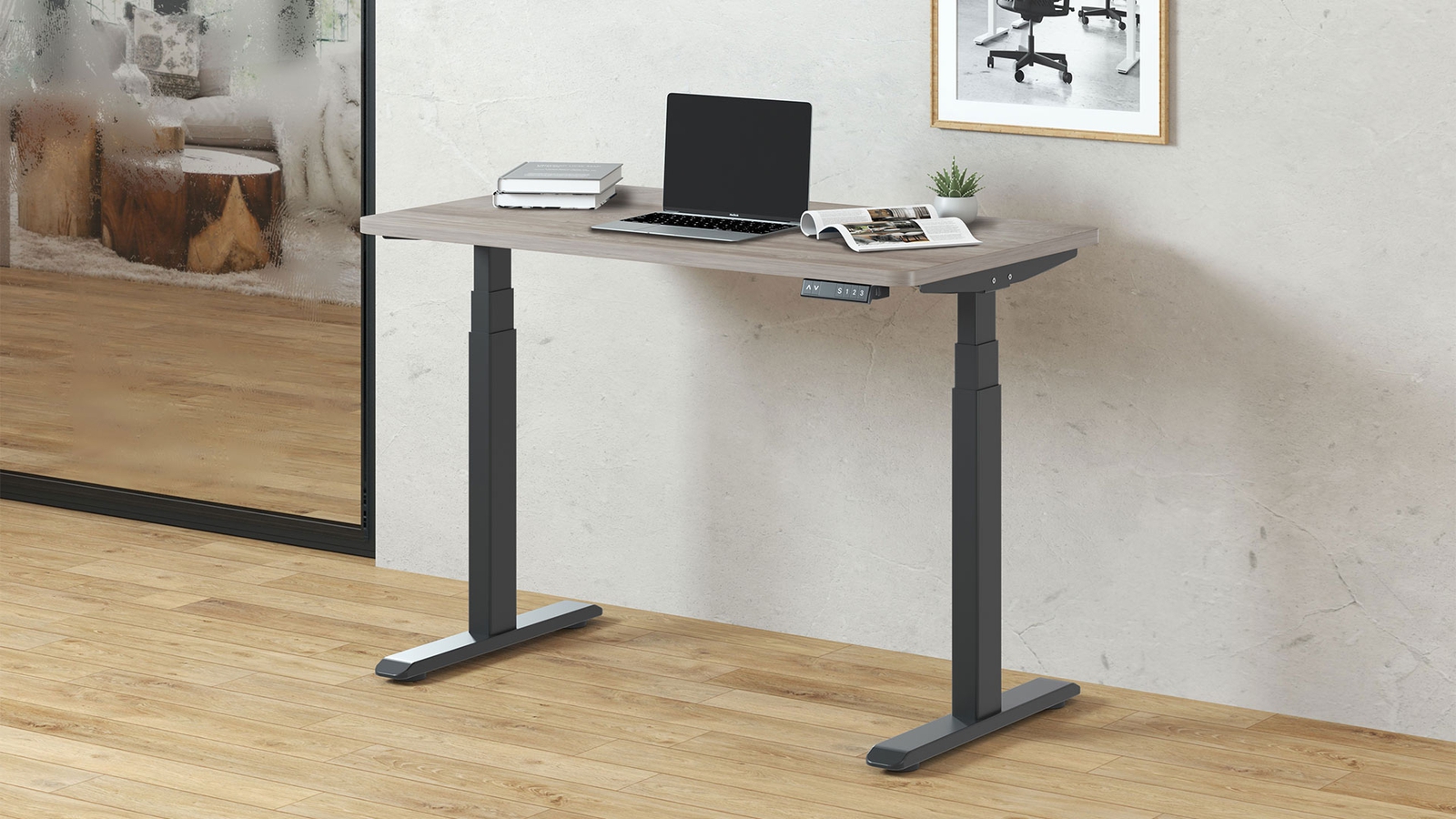 Aoke Standing Desk with Anticollision & integrated USB Ports.