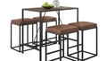 riley-mid-century-5-piece-indoor-walnut-metal-bar-set-brown-seats - Autonomous.ai