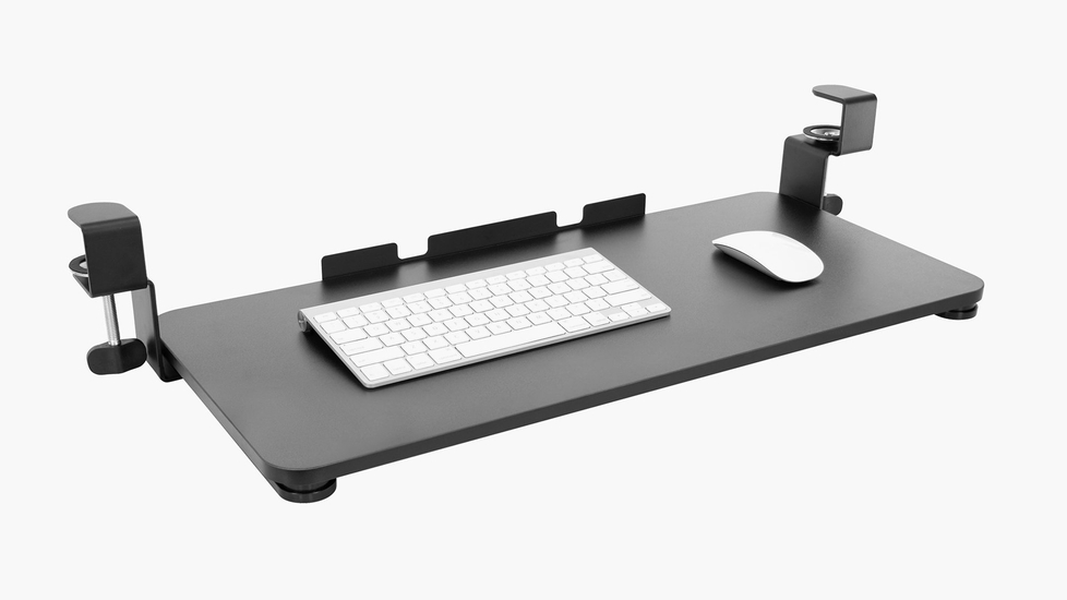 Large Clamp-On Adjustable Keyboard and Mouse Tray by Mount-It! - Autonomous.ai