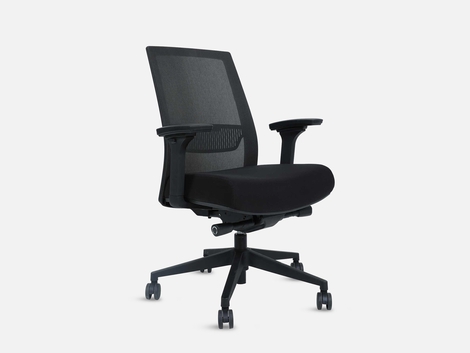 Northread Ergonomic Mid Back Swivel Black Mesh Desk Chair