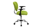 skyline-decor-gray-mesh-padded-swivel-task-office-chair-chrome-base-apple-green