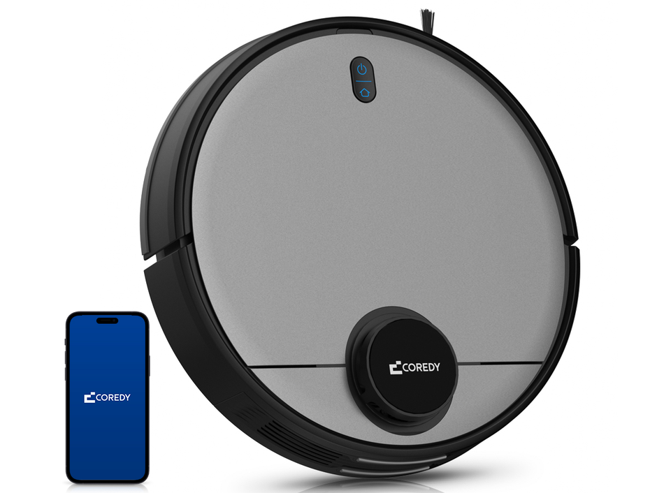 Coredy SL200 Laser Robot Vacuum Cleaner: 2600Pa Suction, App control, Smart Mopping