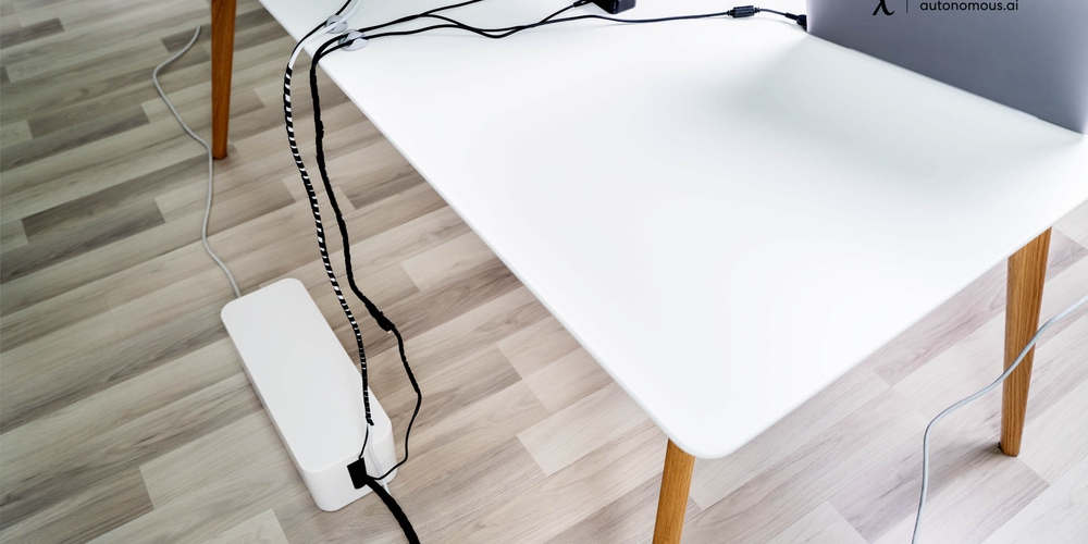 How to Organize Wires behind the Desk to Hide Cords & Clutters?