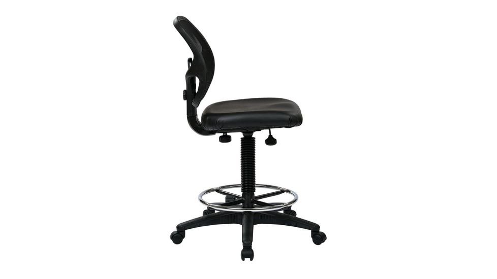Office star deluxe mesh back on sale drafting chair with adjustable footring
