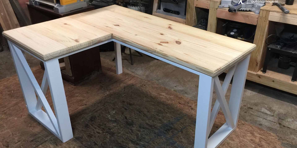 How to Make a DIY L-Shaped Desk at Home