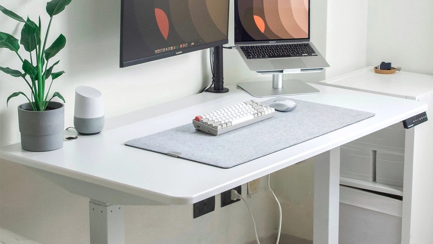 Smart desk white sale