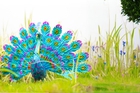 vivzone-alpine-garden-art-metal-peacock-statue-weather-resistant-blue-and-green