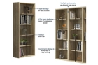trio-supply-house-standard-5-tier-wooden-bookcase-pine