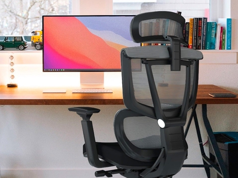 Logicfox Ergonomic Office Chair: Adjustable Cushion Tilt