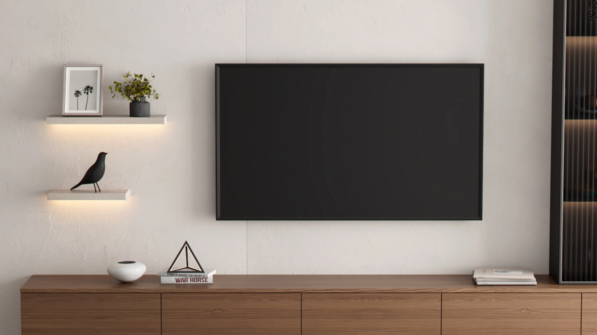 EUREKA ERGONOMIC Floating Wall Shelves with Lighting