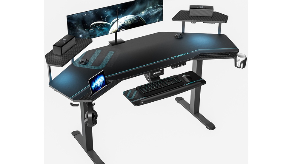 74.8 U-Shaped Standing Desk Eureka Ergonomic