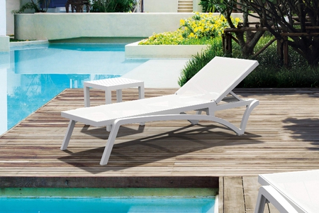 Compamia Pacific Sling Chaise Sun Lounger - Set of 2: Pool & Beach