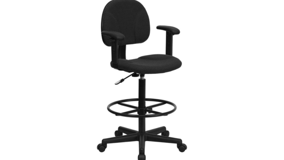 Drafting chair with cheap wheels