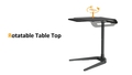 modernsolid-folding-end-table-height-adjustable-bronze - Autonomous.ai