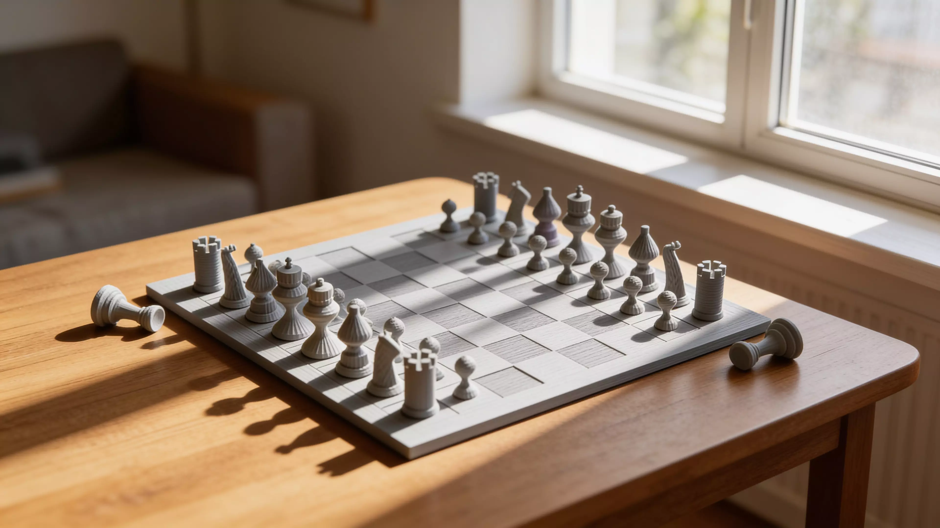 Original Medieval-fantasy Wizard Chess Set