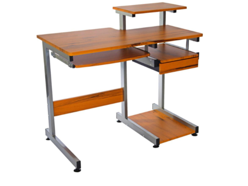 Trio Supply House Computer Workstation Desk: Woodgrain