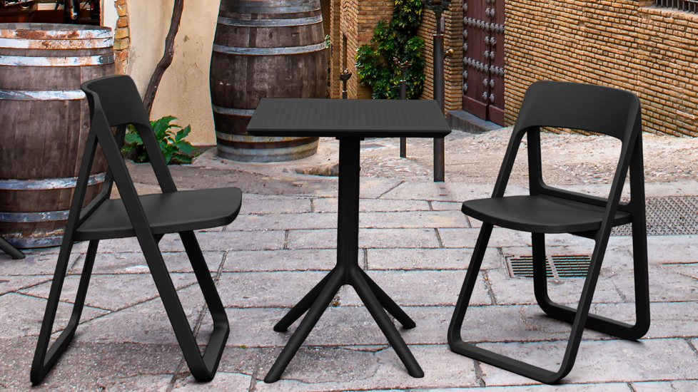 Compamia Dream Folding Bistro Set: Outdoor - Autonomous.ai