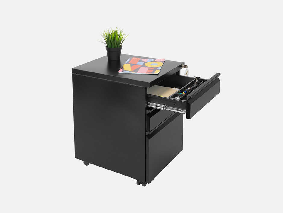 Mount-It! Mobile File Cabinet with 3 Drawers
