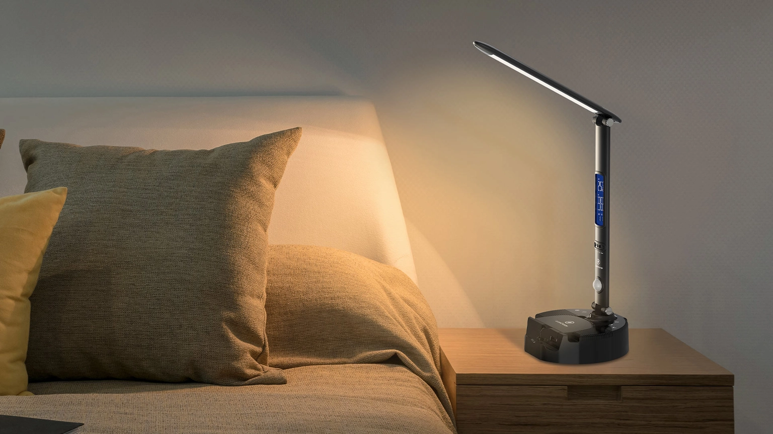 Autonomous desk light top