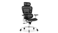 kerdom-ergonomic-chair-curved-mesh-seat-white-firewheels-for-carpet - Autonomous.ai