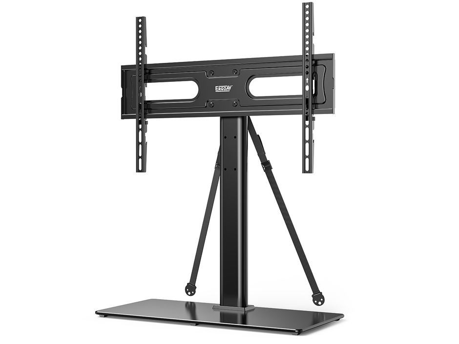 ErgoAV Tabletop TV Stand with Swivel: For 40" to 75" TVs