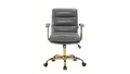 skyline-decor-padded-leather-office-chair-polished-gold-steel-frame-grey - Autonomous.ai