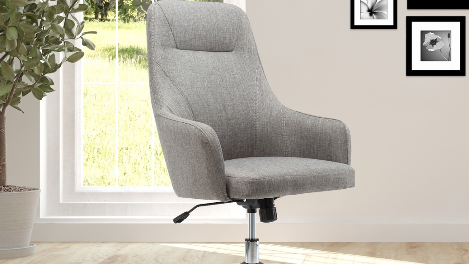 Techni Mobili Height Adjustable Rolling Office Desk