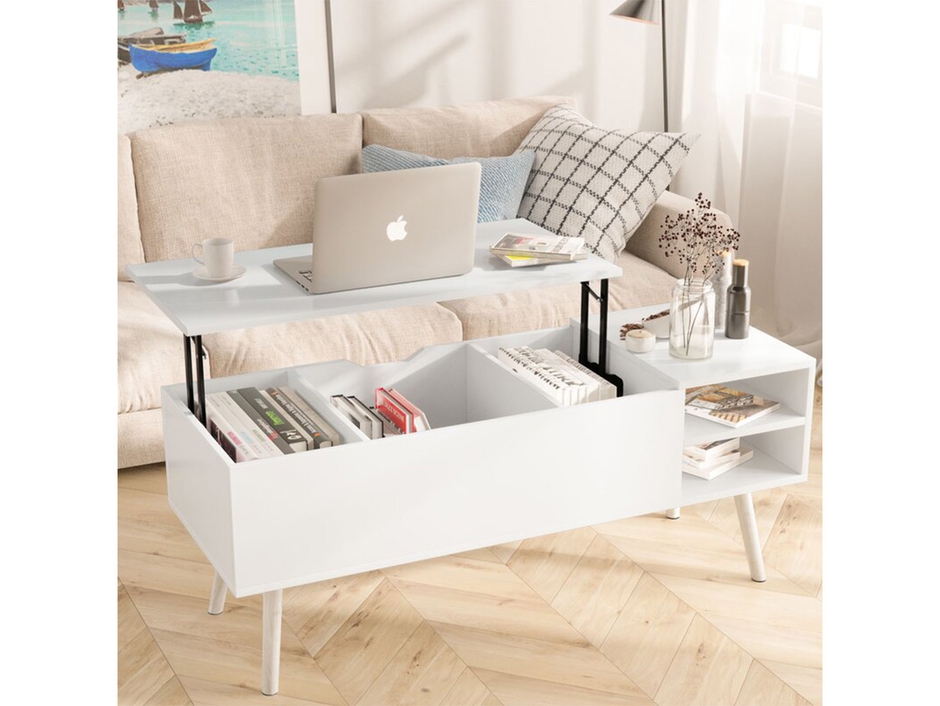 6Blu Lift-Top Coffee Table with Storage