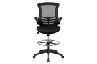 skyline-decor-mesh-ergonomic-drafting-chair-foot-ring-and-flip-up-arms-black