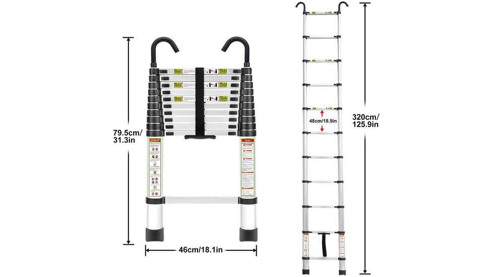 10 foot telescoping shop ladder