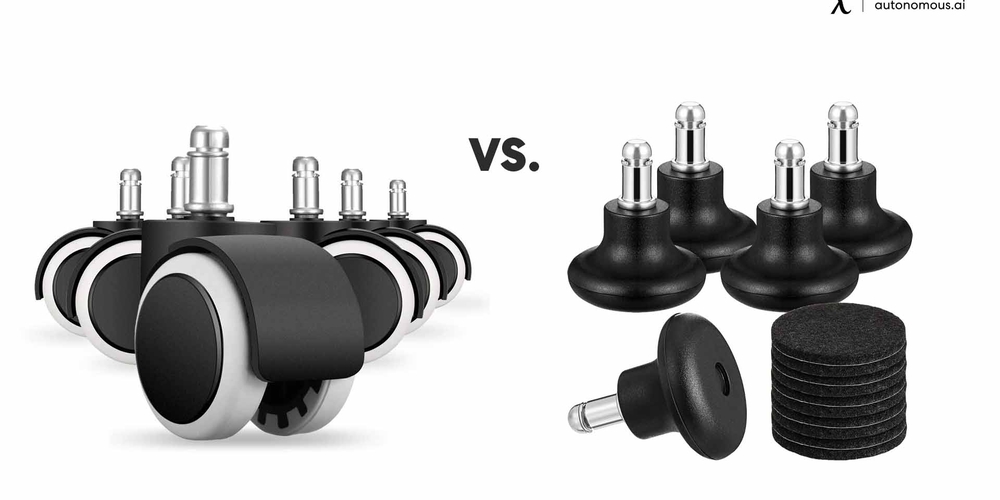 Office Chair Casters vs. Glides: What is the difference?