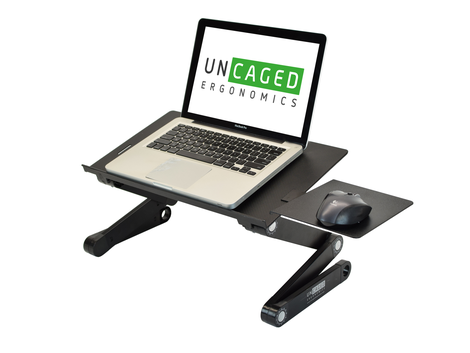 Uncaged Ergonomics WorkEZ Best Ergonomic Laptop Stand