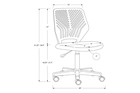 trio-supply-house-office-chair-juvenile-black-base-on-castors-armless-white