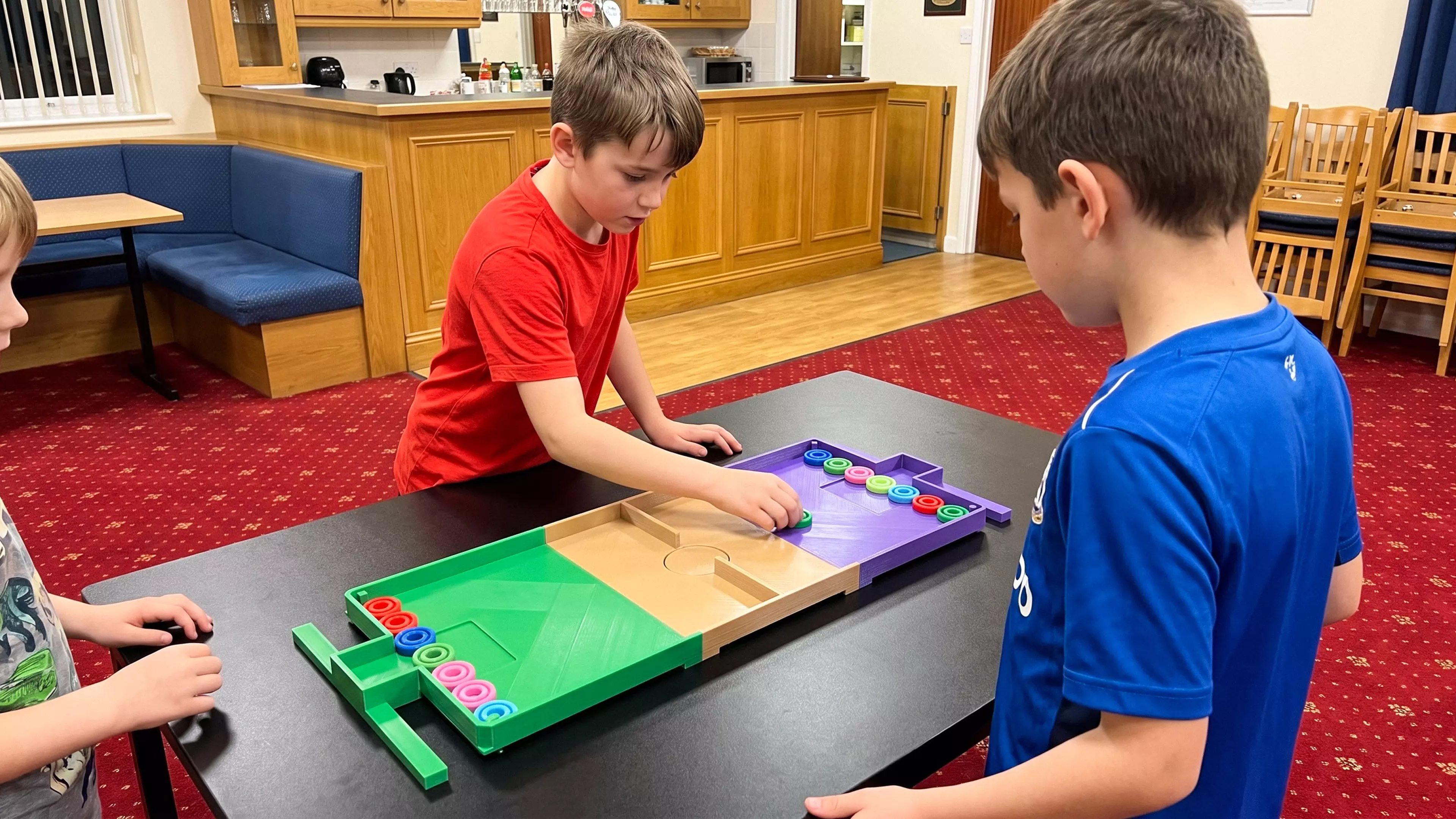 Flick soccer / sling soccer game set for 2