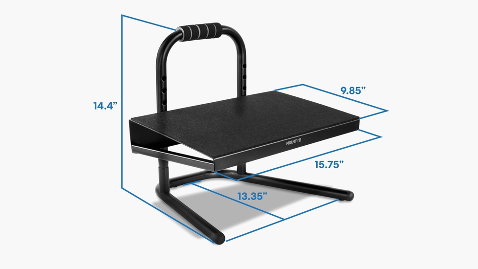 Foot rest under desk adjustable height deals