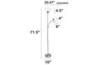 all-the-rages-71-5-tall-2-light-metal-floor-lamp-brushed-nickel-brushed-nickel