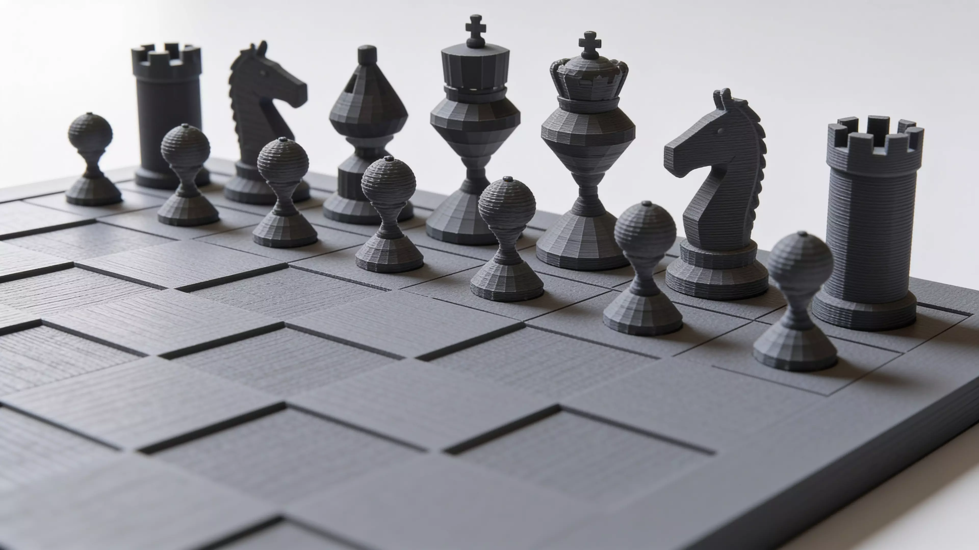 Original Medieval-fantasy Wizard Chess Set